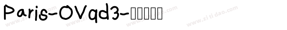 Paris-OVqd3字体转换