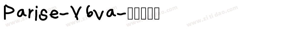 Parise-Y6va字体转换