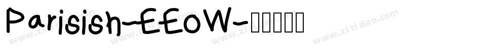 Parisish-EEoW字体转换
