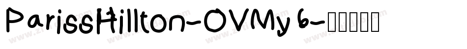 ParissHillton-OVMy6字体转换