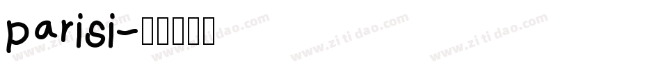 parisi字体转换