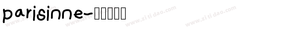 parisinne字体转换