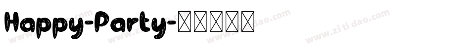 Happy-Party字体转换