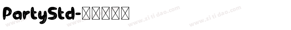PartyStd字体转换