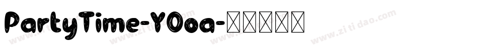 PartyTime-Y0oa字体转换
