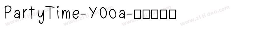 PartyTime-Y0oa字体转换