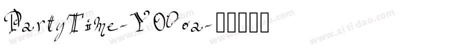 PartyTime-Y0oa字体转换