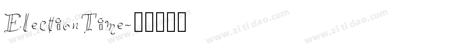 ElectionTime字体转换