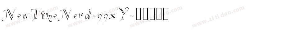 NewTimeNerd-ggxY字体转换