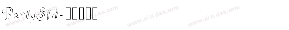 PartyStd字体转换