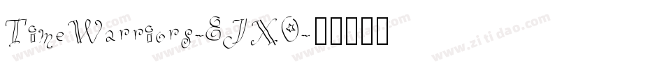 TimeWarriors-8JX0字体转换