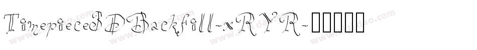 Timepiece3DBackfill-xRYR字体转换