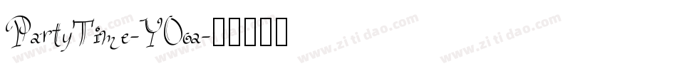 PartyTime-Y0oa字体转换