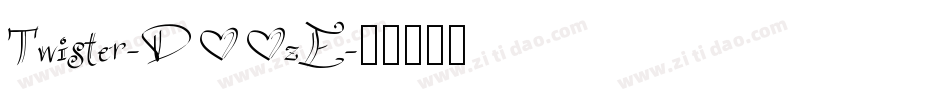 Twister-DOOzE字体转换