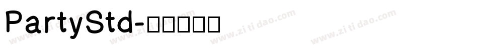 PartyStd字体转换