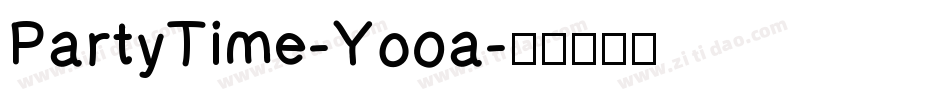 PartyTime-Y0oa字体转换