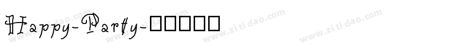 Happy-Party字体转换