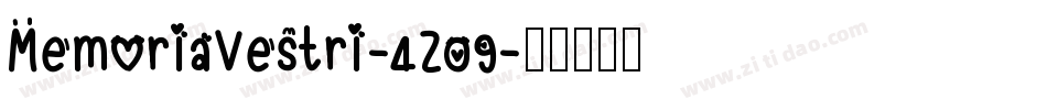 MemoriaVestri-4Z09字体转换