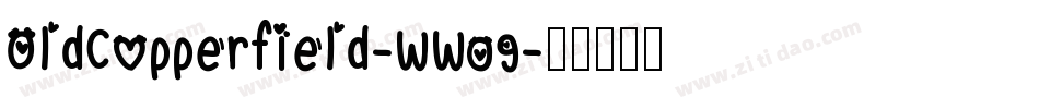 OldCopperfield-WW09字体转换