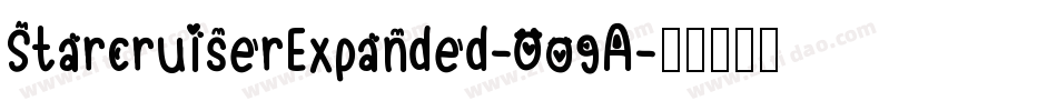 StarcruiserExpanded-O09A字体转换