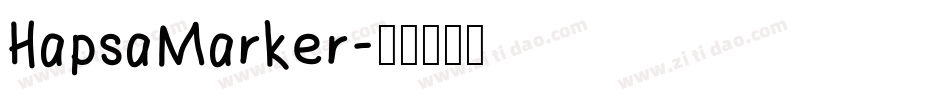 HapsaMarker字体转换