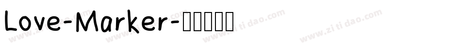 Love-Marker字体转换