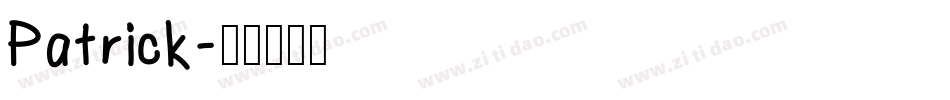 Patrick字体转换
