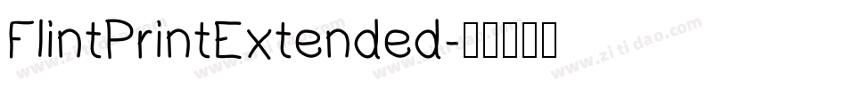 FlintPrintExtended字体转换