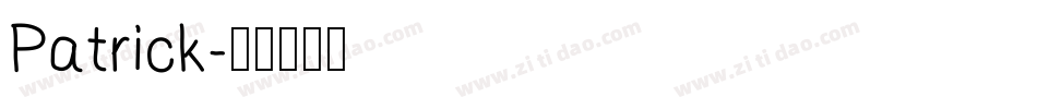 Patrick字体转换