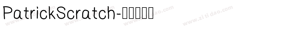 PatrickScratch字体转换