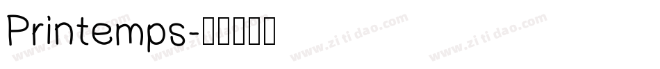 Printemps字体转换
