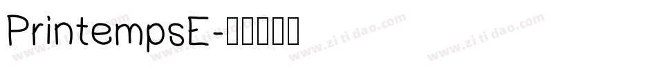 PrintempsE字体转换