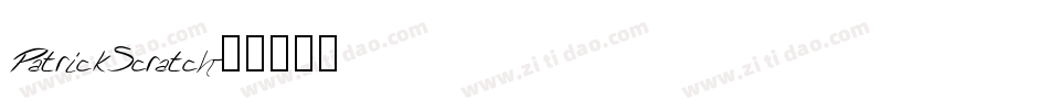 PatrickScratch字体转换