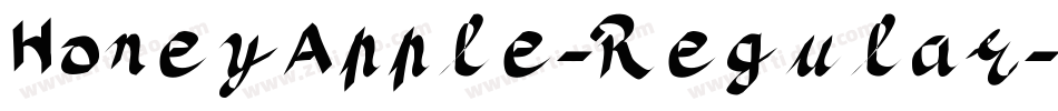 HoneyApple-Regular-3字体转换
