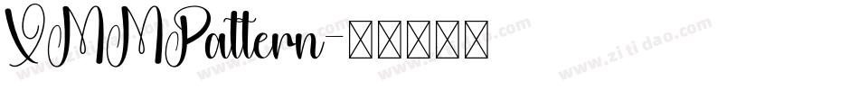 XMMPattern字体转换