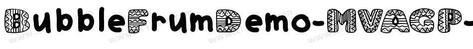 BubbleFrumDemo-MVAGP字体转换
