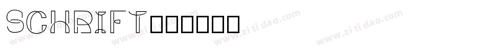 SCHRIFT字体转换