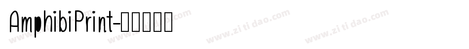 AmphibiPrint字体转换