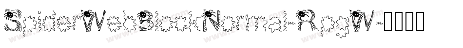 SpiderWebBlockNormal-RpgW字体转换
