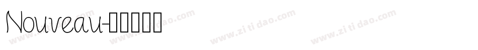 Nouveau字体转换