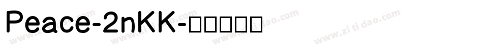 Peace-2nKK字体转换