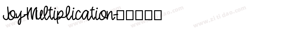 Joy-Multiplication字体转换