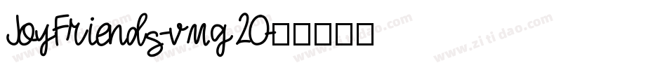 JoyFriends-vmg2O字体转换