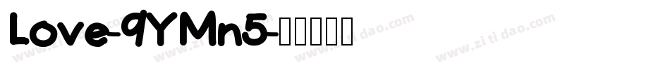 Love-9YMn5字体转换