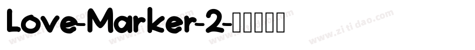 Love-Marker-2字体转换