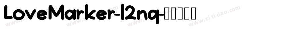 LoveMarker-l2nq字体转换