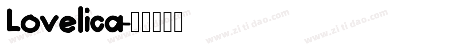 Lovelica字体转换