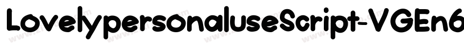 LovelypersonaluseScript-VGEn6字体转换