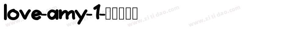 love-amy-1字体转换