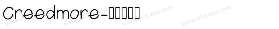 Creedmore字体转换